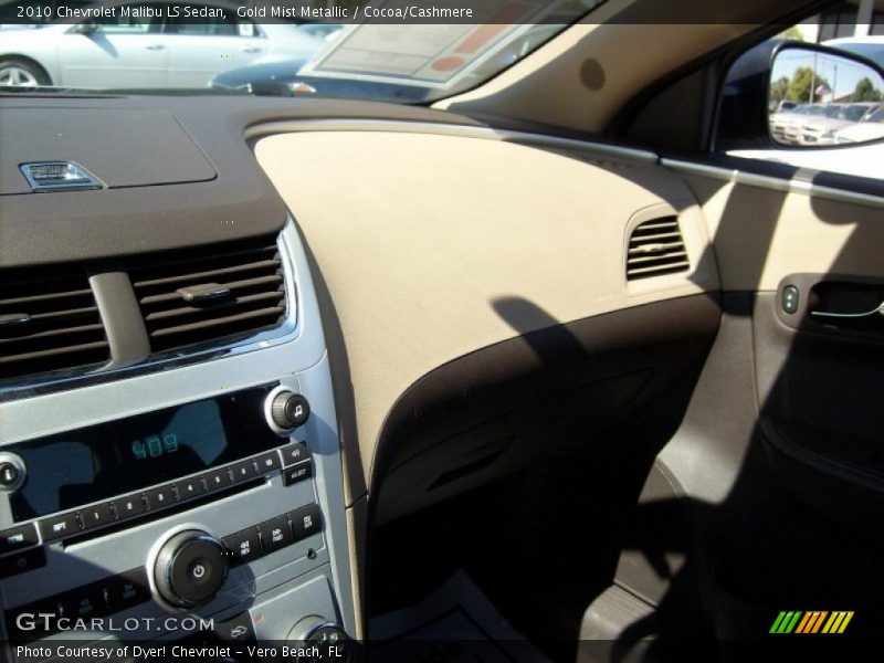 Gold Mist Metallic / Cocoa/Cashmere 2010 Chevrolet Malibu LS Sedan