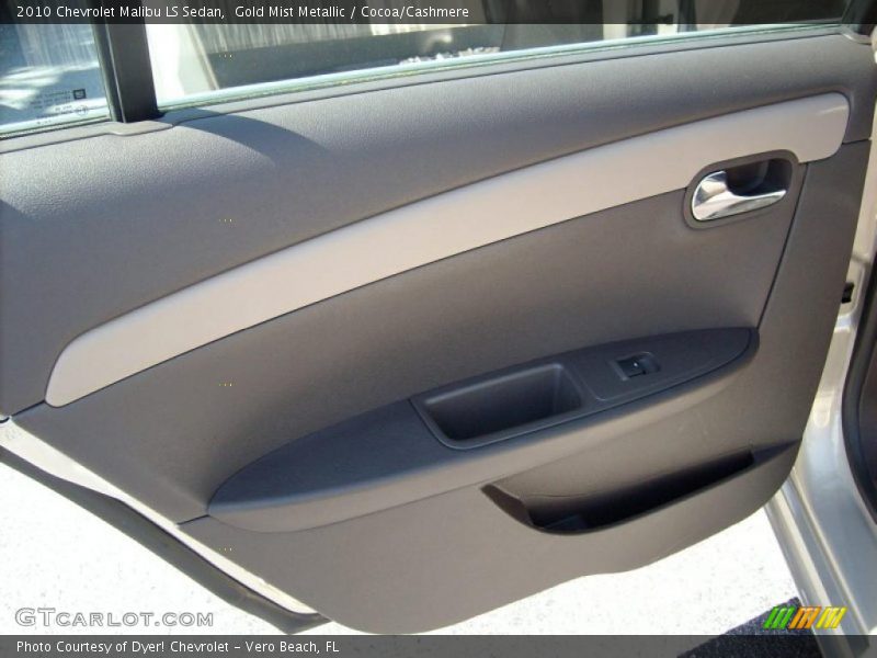 Gold Mist Metallic / Cocoa/Cashmere 2010 Chevrolet Malibu LS Sedan
