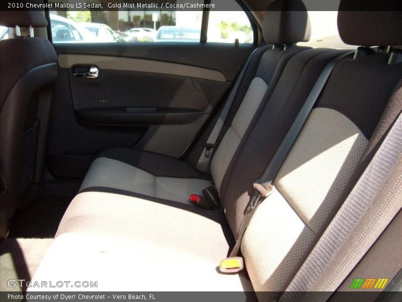 Gold Mist Metallic / Cocoa/Cashmere 2010 Chevrolet Malibu LS Sedan