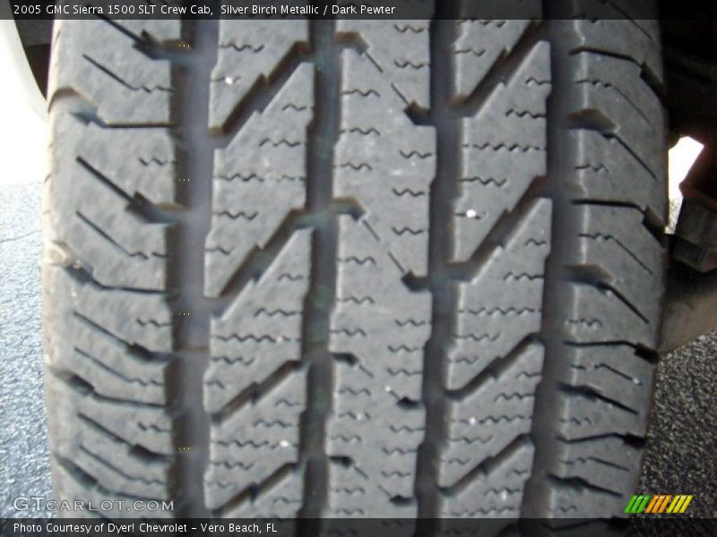 Silver Birch Metallic / Dark Pewter 2005 GMC Sierra 1500 SLT Crew Cab