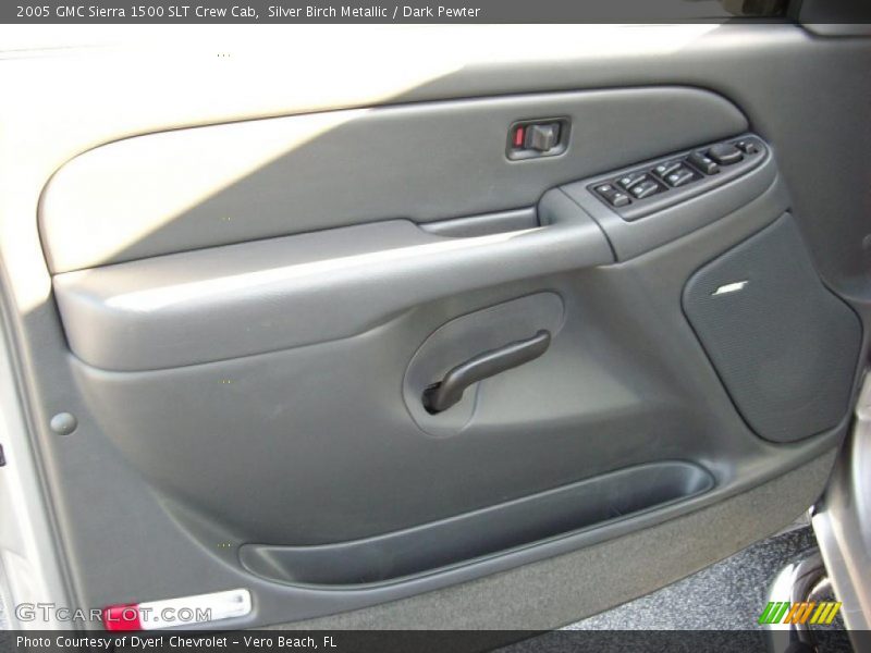 Silver Birch Metallic / Dark Pewter 2005 GMC Sierra 1500 SLT Crew Cab