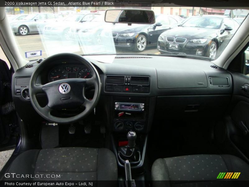 Atlantic Blue Pearl / Black 2000 Volkswagen Jetta GL Sedan