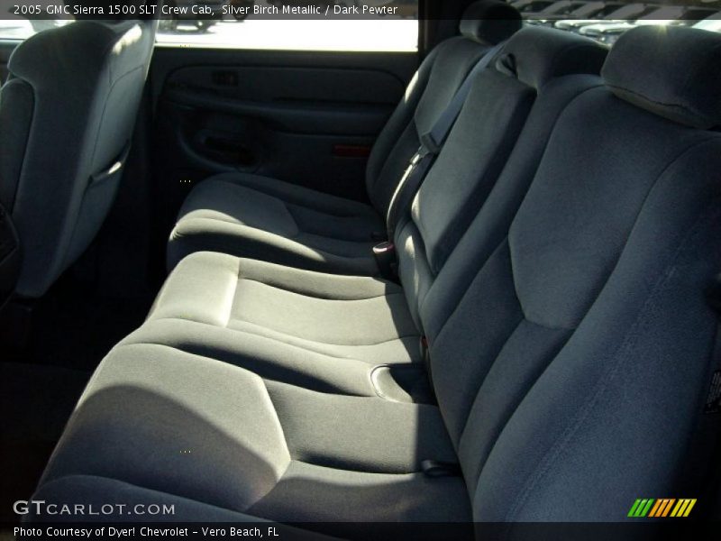 Silver Birch Metallic / Dark Pewter 2005 GMC Sierra 1500 SLT Crew Cab