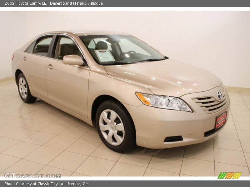 Desert Sand Metallic / Bisque 2009 Toyota Camry LE