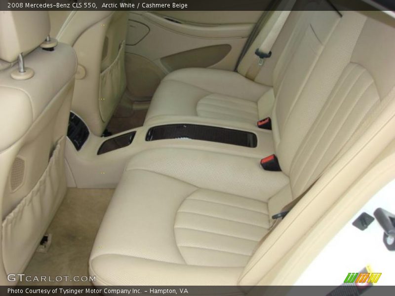 Arctic White / Cashmere Beige 2008 Mercedes-Benz CLS 550