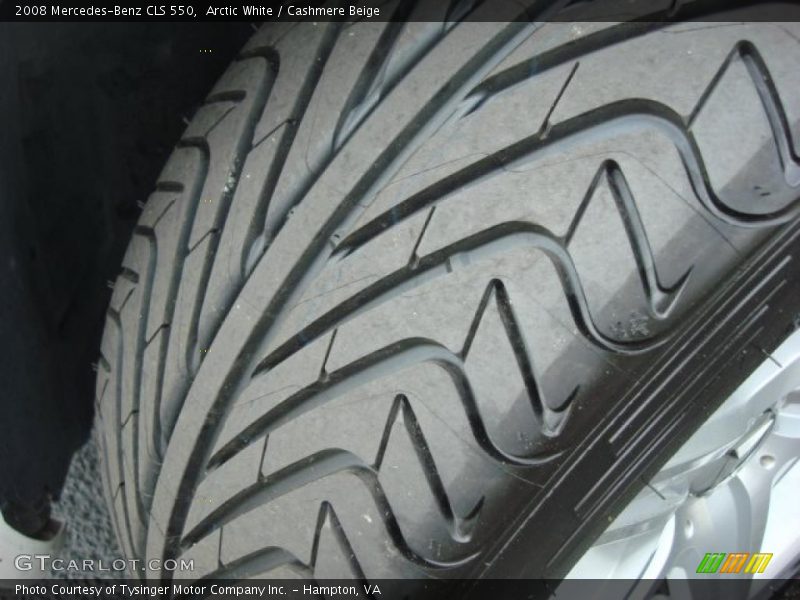 Arctic White / Cashmere Beige 2008 Mercedes-Benz CLS 550