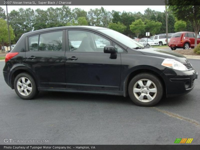 Super Black / Charcoal 2007 Nissan Versa SL