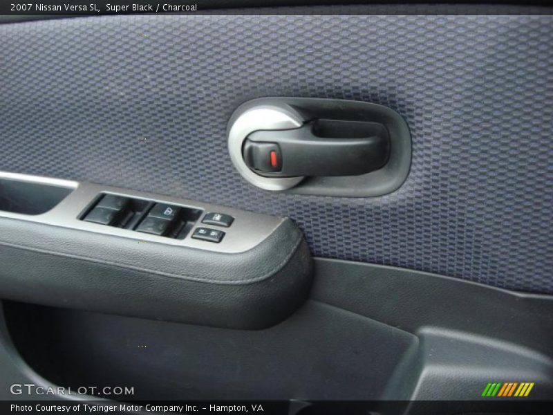 Super Black / Charcoal 2007 Nissan Versa SL