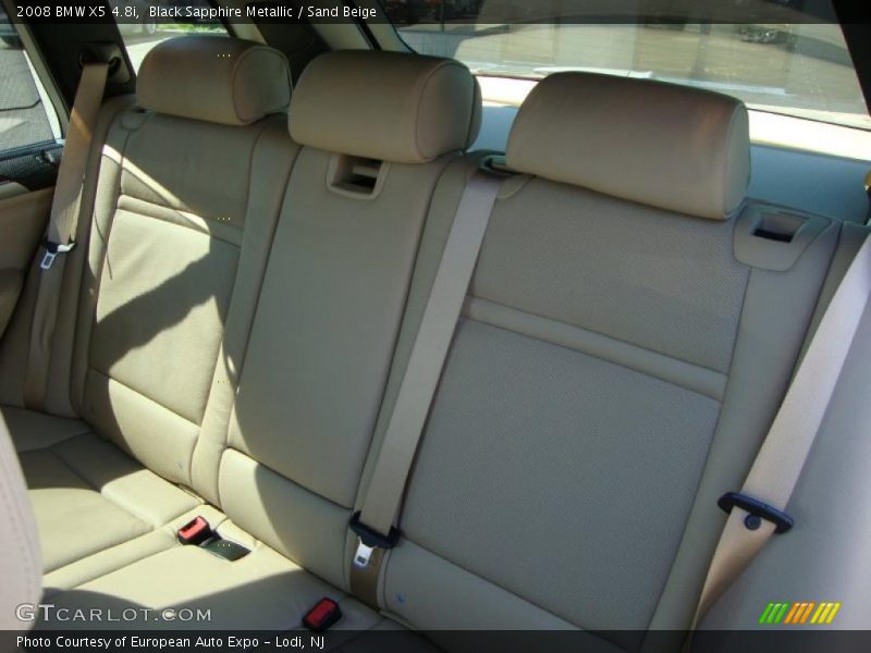 Black Sapphire Metallic / Sand Beige 2008 BMW X5 4.8i