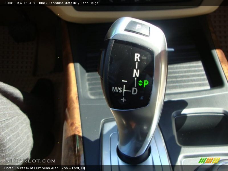 Black Sapphire Metallic / Sand Beige 2008 BMW X5 4.8i