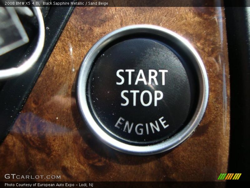 Black Sapphire Metallic / Sand Beige 2008 BMW X5 4.8i