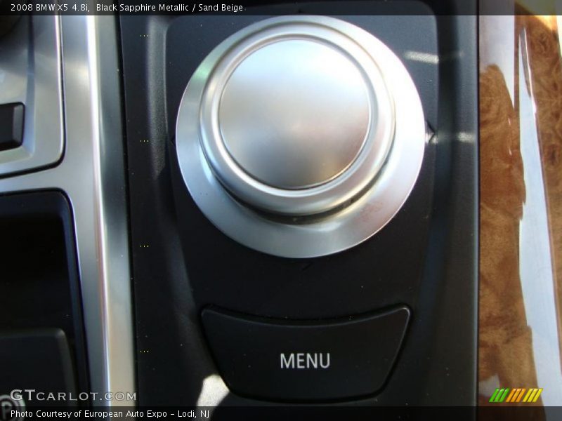 Black Sapphire Metallic / Sand Beige 2008 BMW X5 4.8i