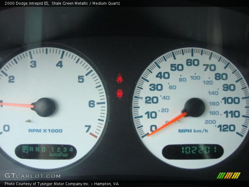 Shale Green Metallic / Medium Quartz 2000 Dodge Intrepid ES