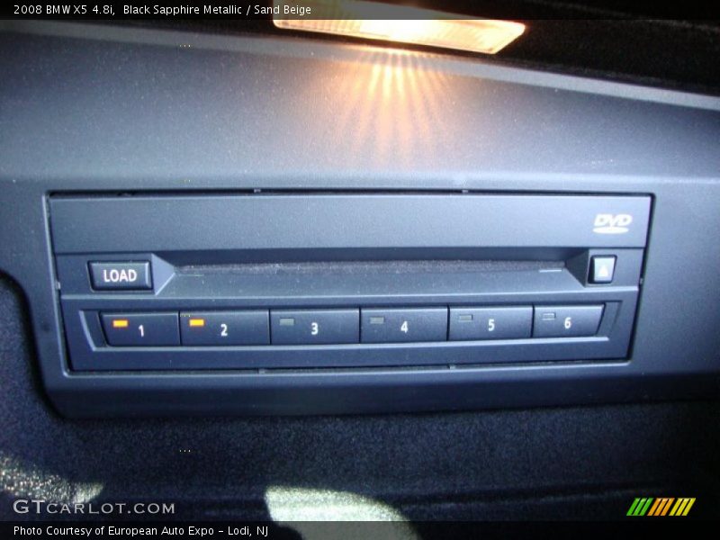 Black Sapphire Metallic / Sand Beige 2008 BMW X5 4.8i