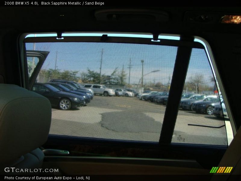 Black Sapphire Metallic / Sand Beige 2008 BMW X5 4.8i