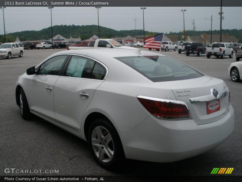 Summit White / Cocoa/Cashmere 2011 Buick LaCrosse CX