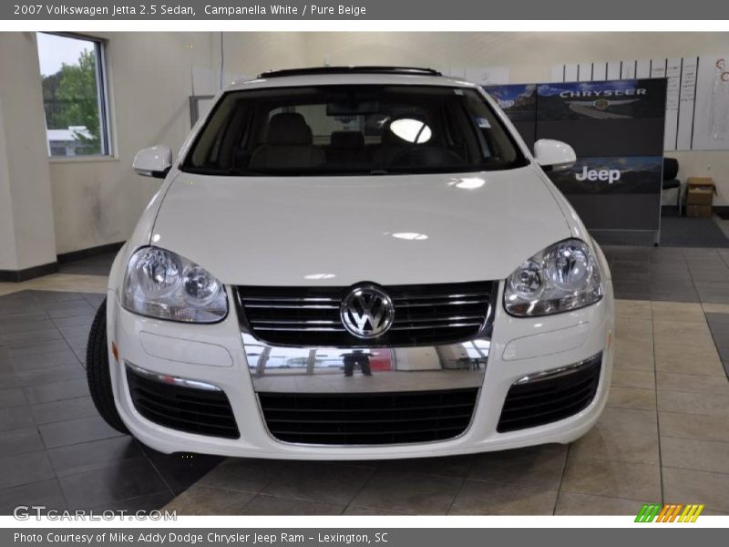 Campanella White / Pure Beige 2007 Volkswagen Jetta 2.5 Sedan