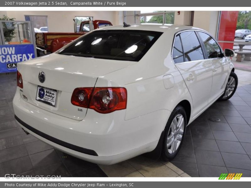 Campanella White / Pure Beige 2007 Volkswagen Jetta 2.5 Sedan