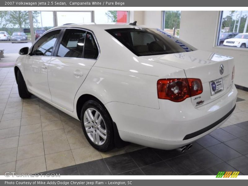 Campanella White / Pure Beige 2007 Volkswagen Jetta 2.5 Sedan