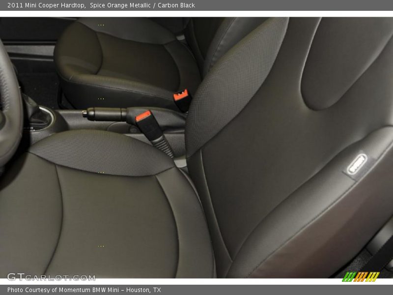 Spice Orange Metallic / Carbon Black 2011 Mini Cooper Hardtop