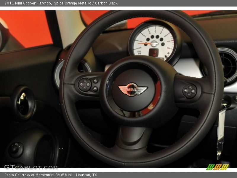 Spice Orange Metallic / Carbon Black 2011 Mini Cooper Hardtop