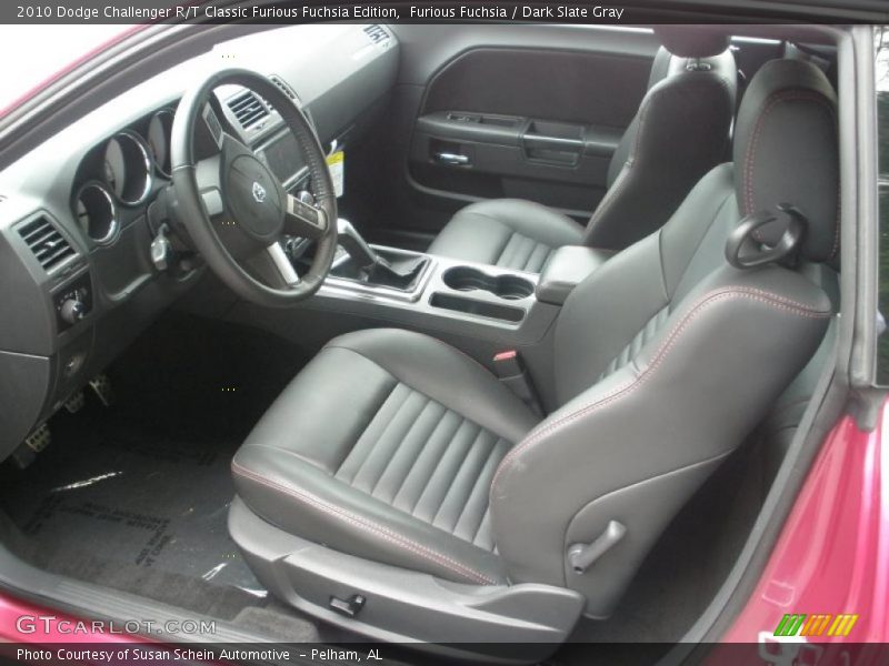  2010 Challenger R/T Classic Furious Fuchsia Edition Dark Slate Gray Interior