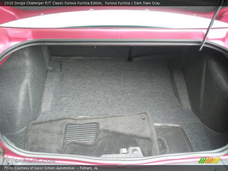  2010 Challenger R/T Classic Furious Fuchsia Edition Trunk