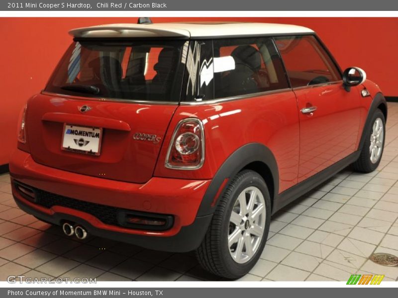 Chili Red / Carbon Black 2011 Mini Cooper S Hardtop