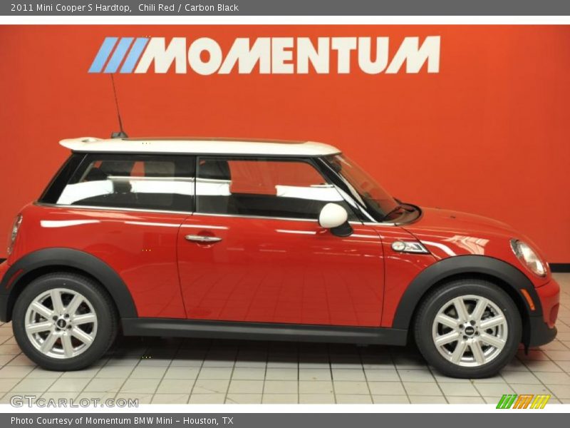 Chili Red / Carbon Black 2011 Mini Cooper S Hardtop