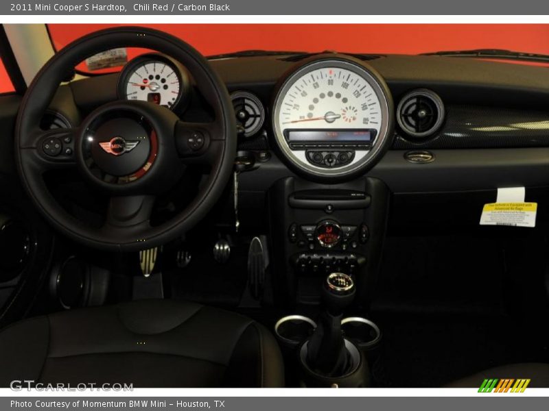 Chili Red / Carbon Black 2011 Mini Cooper S Hardtop