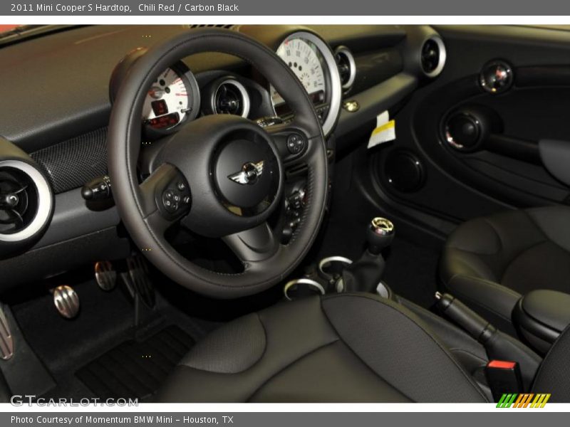 Chili Red / Carbon Black 2011 Mini Cooper S Hardtop