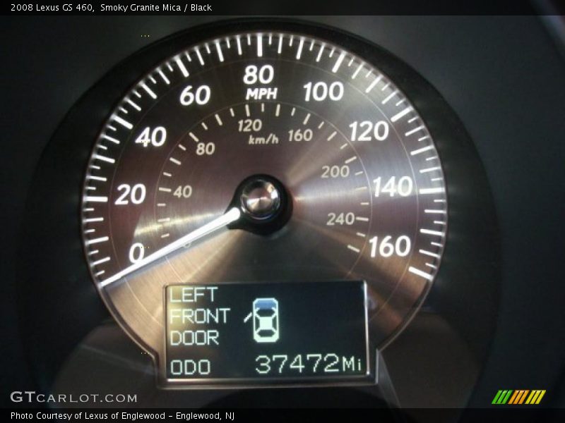 Smoky Granite Mica / Black 2008 Lexus GS 460