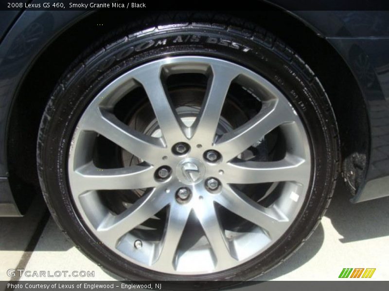 Smoky Granite Mica / Black 2008 Lexus GS 460