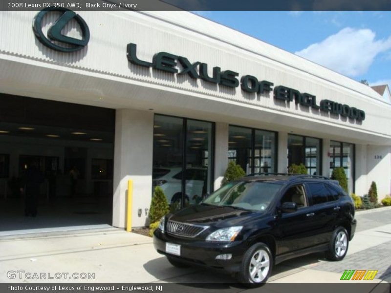 Black Onyx / Ivory 2008 Lexus RX 350 AWD