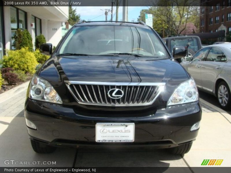 Black Onyx / Ivory 2008 Lexus RX 350 AWD