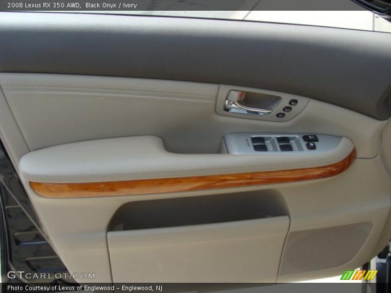 Black Onyx / Ivory 2008 Lexus RX 350 AWD