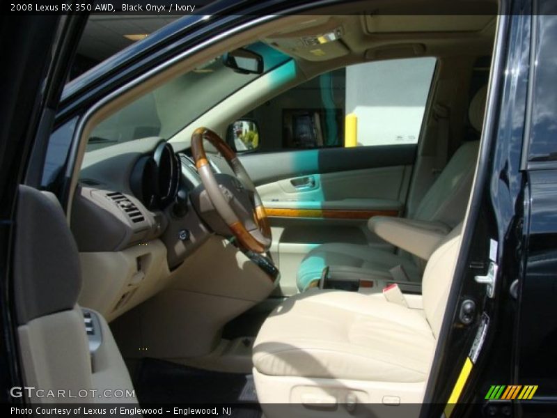 Black Onyx / Ivory 2008 Lexus RX 350 AWD