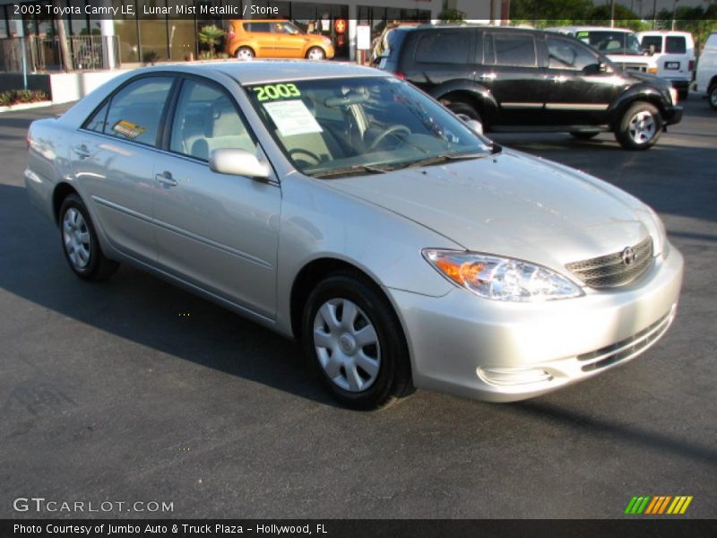 Lunar Mist Metallic / Stone 2003 Toyota Camry LE