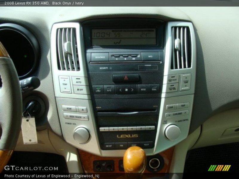 Black Onyx / Ivory 2008 Lexus RX 350 AWD