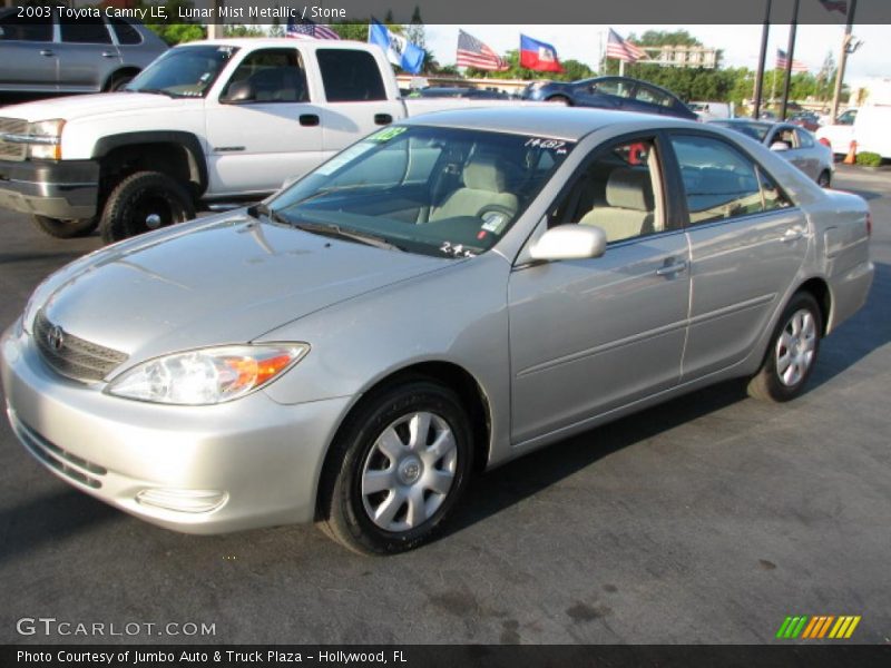 Lunar Mist Metallic / Stone 2003 Toyota Camry LE