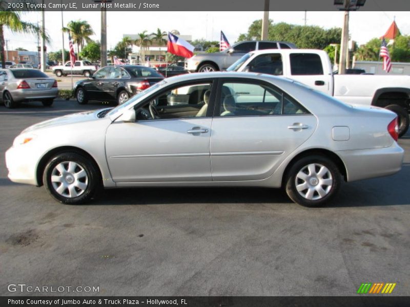 Lunar Mist Metallic / Stone 2003 Toyota Camry LE