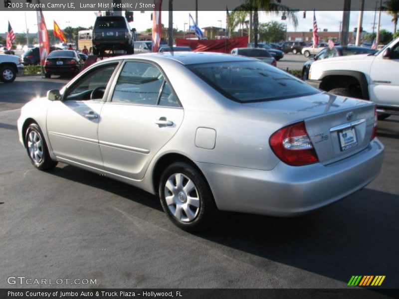 Lunar Mist Metallic / Stone 2003 Toyota Camry LE