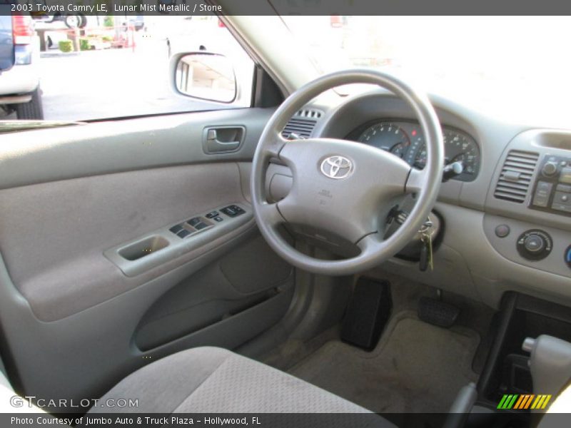 Lunar Mist Metallic / Stone 2003 Toyota Camry LE