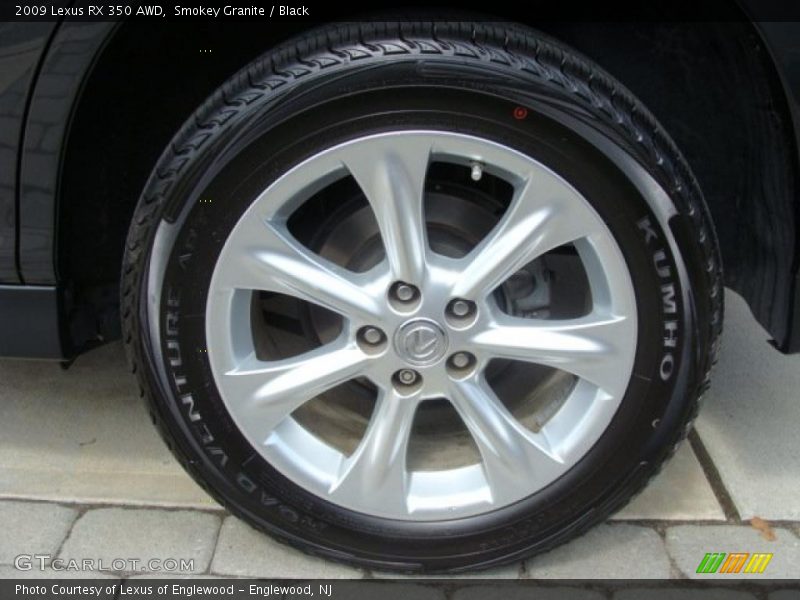 Smokey Granite / Black 2009 Lexus RX 350 AWD