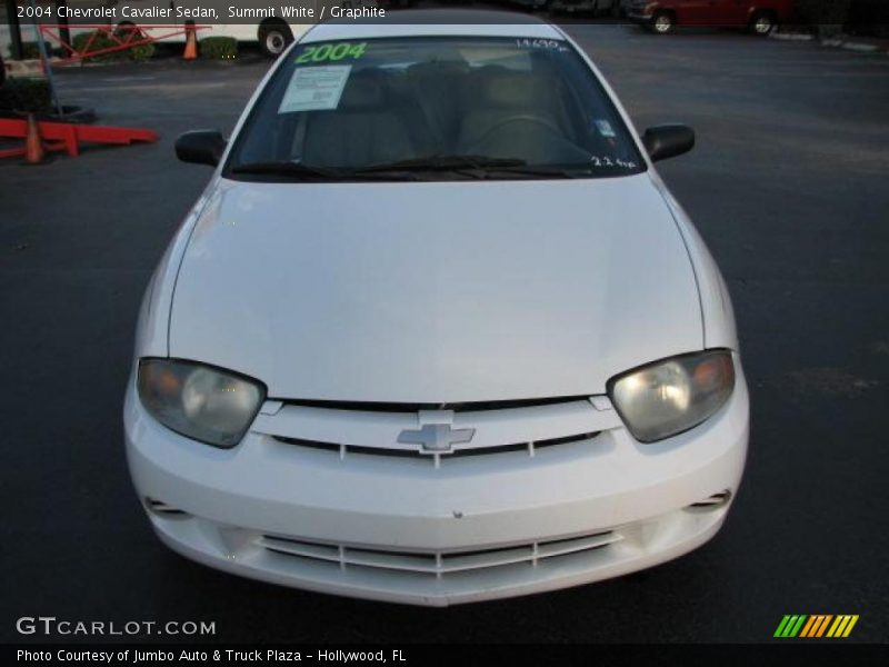 Summit White / Graphite 2004 Chevrolet Cavalier Sedan