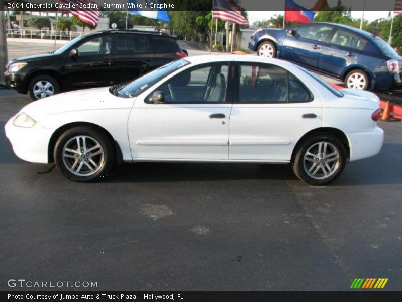 Summit White / Graphite 2004 Chevrolet Cavalier Sedan