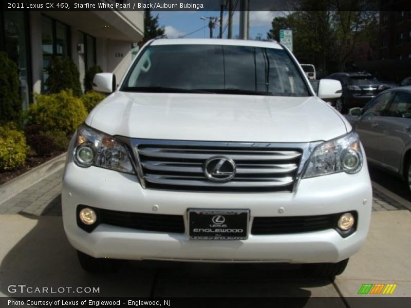 Starfire White Pearl / Black/Auburn Bubinga 2011 Lexus GX 460