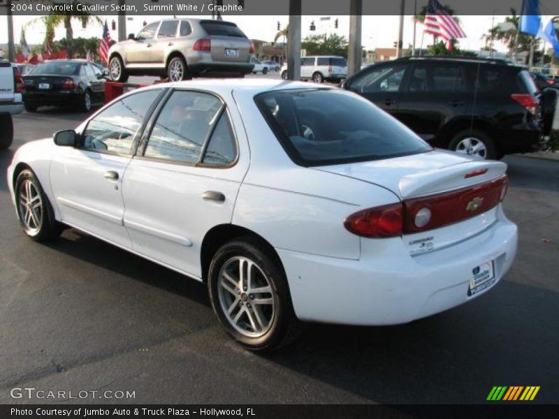 Summit White / Graphite 2004 Chevrolet Cavalier Sedan