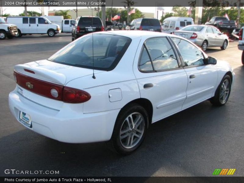 Summit White / Graphite 2004 Chevrolet Cavalier Sedan