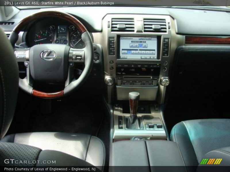 Starfire White Pearl / Black/Auburn Bubinga 2011 Lexus GX 460